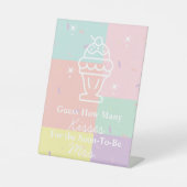 レトロ数の推測キスゲーム 台座サイン (正面)