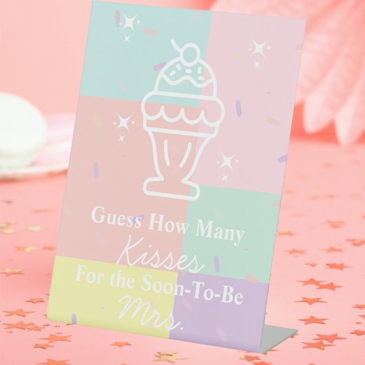 レトロ数の推測キスゲーム 台座サイン