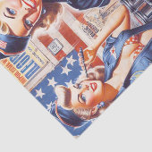 レトロ整備士のピンアップ 薄葉紙 (詳細)