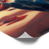 レトロ整備士ガール ポスター (角)