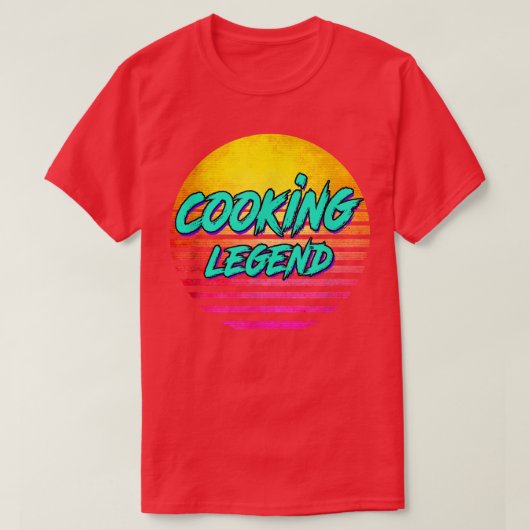 レトロ料理ギフト Tシャツ (デザイン正面)