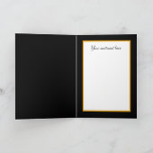 レトロ料理レディアッド気持ち ノートカード (内部)