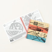 レトロ料理器具パーソナライズされたレシピ料理 ノートブック (内部)