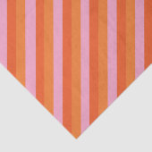 レトロ斜めオレンジアンドピンクティッシュペーパー 薄葉紙 (詳細)