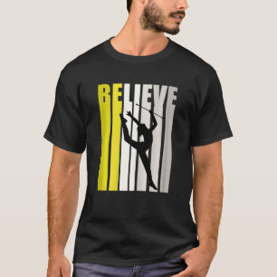 レトロ新体操やる気を起こさせるインスパイア学のB Tシャツ