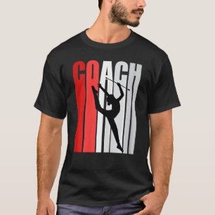 レトロ新体操コーチ先生スタイルコロ Tシャツ