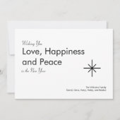 レトロ新年2026クラシック白黒 シーズンカード (正面)