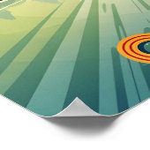 レトロ旅行のポスターのオタワ・カナダ ポスター (角)