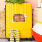 レトロ旅行荷物ヴィンテージスーツケースエクスプローララベル シール