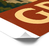 レトロ旅行2025 – グラナダ，スペイン ポスター (コーナー)