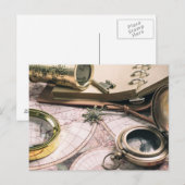 レトロ旅行 ポストカード (正面/裏面)