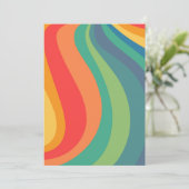 レトロ旋回カラフル60s 招待状 (スタンド正面)