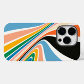 レトロ旋回抽象芸術アートiPhone / iPadケース Case-Mate iPhoneケース (裏面 (横))