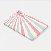 レトロ日が差すことミッドセンチュリーメリークリスマス ポストイット (アングル)