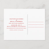 レトロ日付はがきを保存する(赤) 案内ポストカード (裏面)