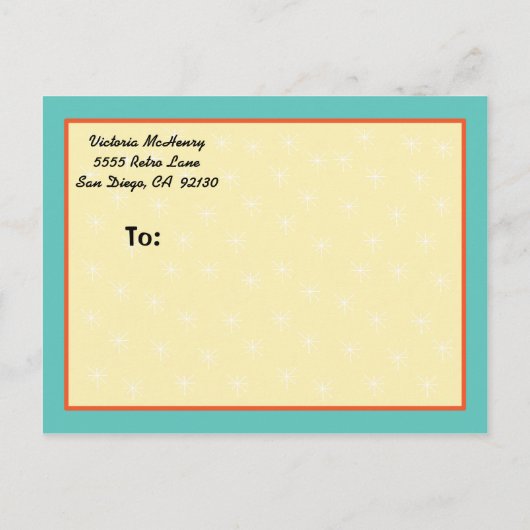 レトロ日付はがきを保存 案内ポストカード (裏面)