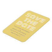 レトロ日付磁石を黄色で保存 マグネット (左側)