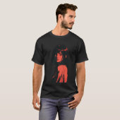 レトロ日本のアニメスタイル Tシャツ (正面フル)