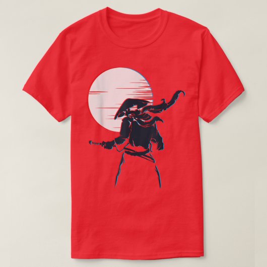 レトロ日本の武士道コードサムライジャパン Tシャツ (デザイン正面)