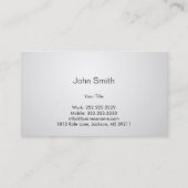 レトロ旧型タイプライタービジネスカード 名刺 (裏面)