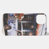 レトロ旧車iPhone 13スリムフィットケース、光沢 iPhoneケース (裏面横)