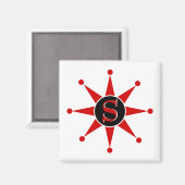 レトロ星 マグネット (正面/裏面)