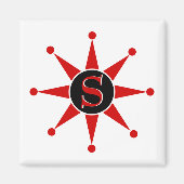 レトロ星 マグネット (正面)