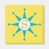 レトロ星 マグネット (正面)