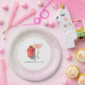 レトロ映画のクリスマスパーティー ペーパープレート (パーティー)