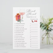 レトロ映画のクリスマス ブライダルシャワーゲーム (スタンド正面)