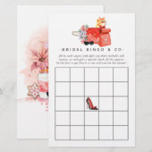 レトロ映画のクリスマス ブライダル ビンゴ (正面/裏面)