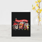 レトロ映画の売店  ホラー映画を観よう カード (黄色い花)