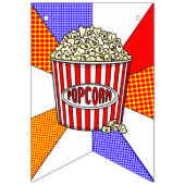 レトロ映画の夜をテーマにした誕生日バナー バンティングフラッグ (第1の旗)