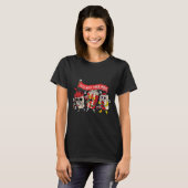 レトロ映画の譲歩ホラー映画を見よう Tシャツ (正面フル)