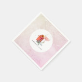 レトロ映画クリスマスパーティー スタンダードカクテルナプキン (角)