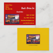 レトロ映画ドライブ・インの名刺 名刺 (正面/裏面)