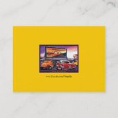 レトロ映画ドライブ・インの名刺 名刺 (裏面)