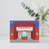 レトロ映画館はがき ポストカード (スタンド正面)