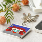 レトロ映画館キーチェーン キーホルダー (側面)