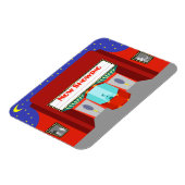 レトロ映画館フレキシブルマグネット マグネット (左側)