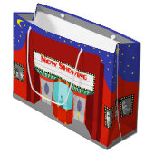 レトロ映画館抱き枕 ラージペーパーバッグ (正面アングル)