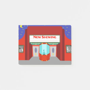 レトロ映画館POST-Itノート ポストイット