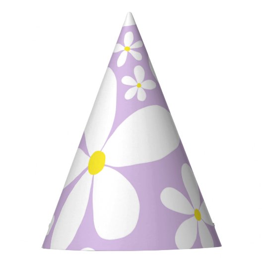 レトロ春デイジー#1 #decor #art パーティーハット (正面)