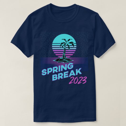 レトロ春休み2023 Tシャツ (デザイン正面)