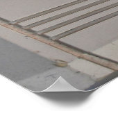 レトロ時代遅れのポータブルステレオラジオカセットreco ポスター (角)