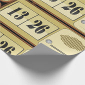 レトロ時計無線 ラッピングペーパー (角)