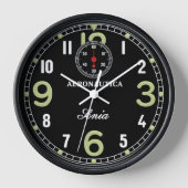 レトロ時計 壁時計 (正面)