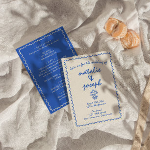 レトロ書の手を一つの手に加え結婚て 招待状