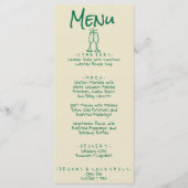 レトロ書ハ描ンドグ予測できなロ結婚ン メニュー (正面)