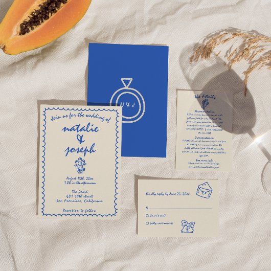 レトロ書ハ描予測できなドユニークズ 招待状